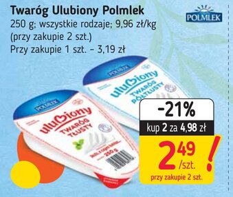 Stokrotka Twaróg Ulubiony Polmlek 250g oferta
