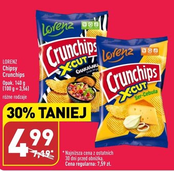 ALDI LORENZ Chipsy Crunchips Opak. 140 g oferta