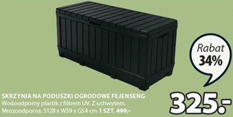 JYSK SKRZYNIA NA PODUSZKI OGRODOWE FEJENSENG, 1 szt. oferta