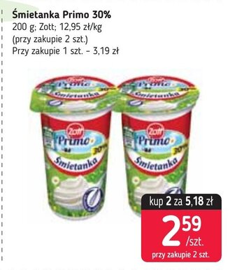 Stokrotka Śmietanka Primo 30% 200g oferta
