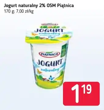 Stokrotka Jogurt naturalny 2% Piątnica 170g oferta