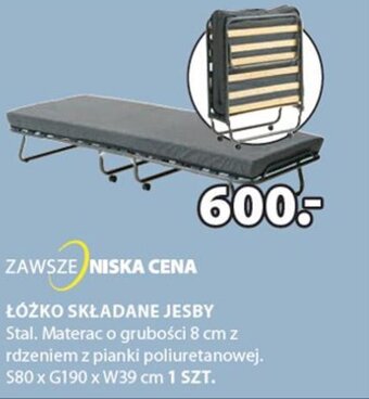 JYSK ŁÓŻKO SKŁADANE JESBY, 1 szt. oferta