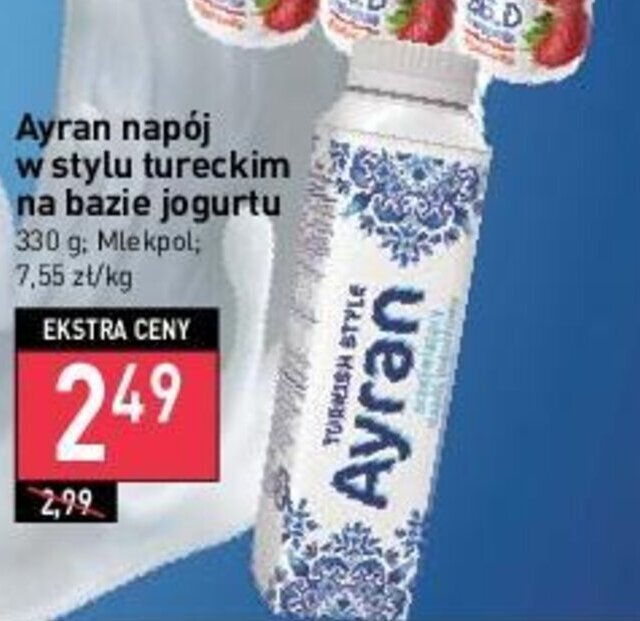 Stokrotka Ayran napój w stylu tureckim na bazie jogurtu 330 g oferta
