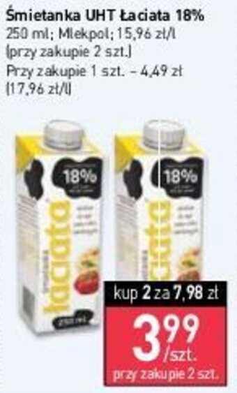 Stokrotka Śmietanka UHT Łaciata 18% 250 ml oferta