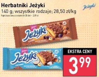 Stokrotka Herbatniki Jeżyki 140 g oferta