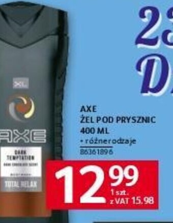 Selgros AXE ŻEL POD PRYSZNIC 400 ML oferta
