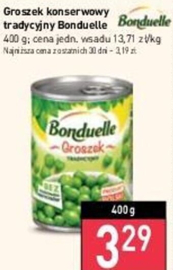Stokrotka Groszek konserwowy tradycyjny Bonduelle 400g oferta