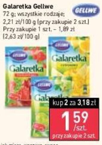 Stokrotka Galaretka Gellwe 72 g oferta