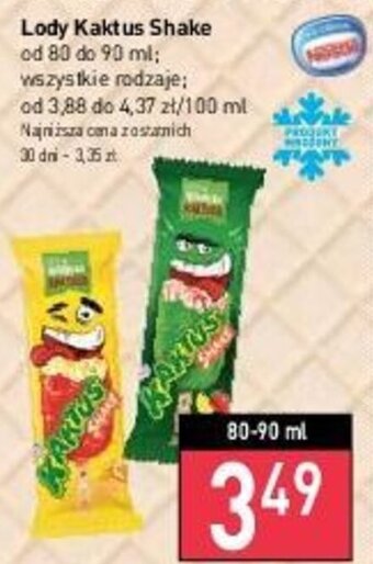 Stokrotka Lody Kaktus Shake 80-90 ml oferta