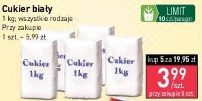 Stokrotka Cukier biały 1 kg oferta