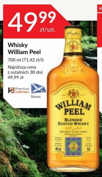 Stokrotka Whisky William Peel 700 ml oferta
