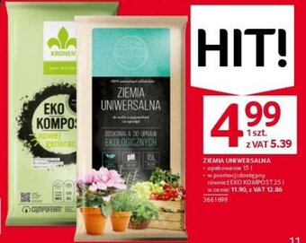 Selgros ZIEMIA UNIWERSALNA + opakowanie 15l oferta