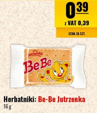 Eurocash Herbatniki: Be-Be Jutrzenka 16 g oferta