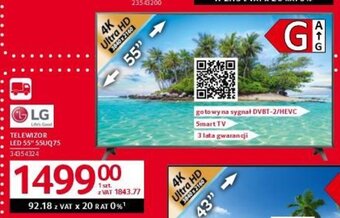 LG TELEWIZOR LED 55" 55UQ75