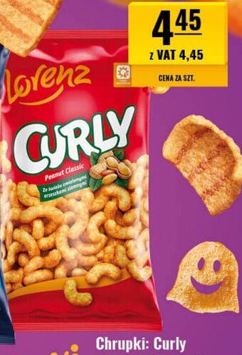 Eurocash Chrupki: Curly classic, mexican style 120 g oferta