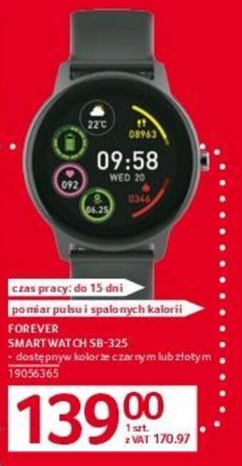 Selgros Forever SMARTWATCH SB-325 oferta