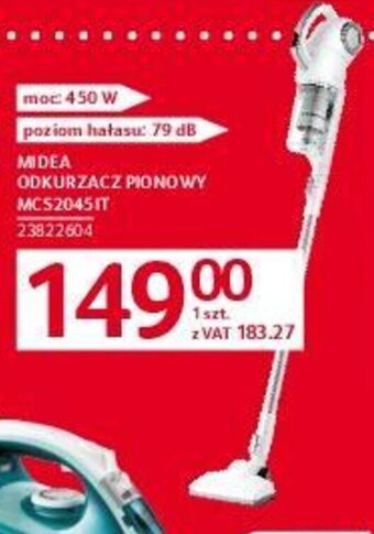Selgros MIDEA ODKURZACZ PIONOWY MCS2045IT oferta