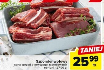 Carrefour Market Szponder wołowy 1 kg oferta