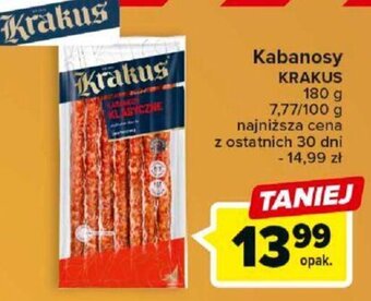 Carrefour Market Kabanosy Krakus 180 g oferta