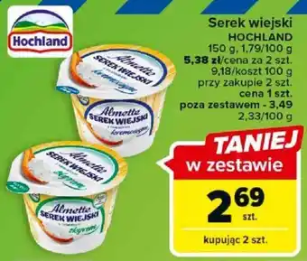 Carrefour Market Serek wiejski Hochland 150 g oferta