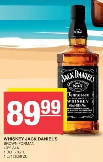 Spar WHISKEY JACK DANIEL'S 700 ml oferta