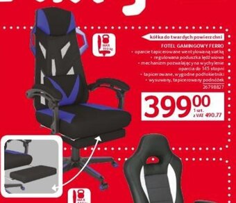 Selgros Fotel Gamingowy Ferro oferta