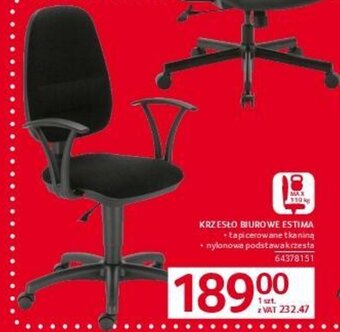 Selgros KRZESŁO BIUROWE ESTIMA oferta