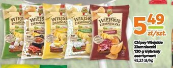 Gama Chipsy Wiejskie Ziemniaczki 130 g oferta