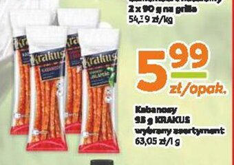 Gama Kabanosy KRAKUS 95 g oferta