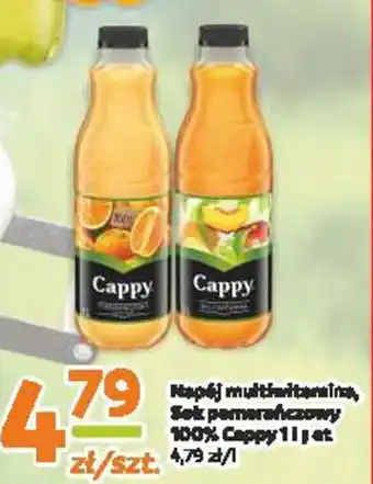 Gama Napój multiwitamina Sok Pomarańczowy 100% Cappy 1 l oferta