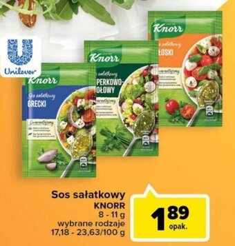 Carrefour Market Sos sałatkowy KNORR 8-11g oferta