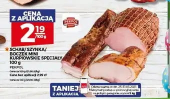 Topaz Schab, szynka, boczek mini Kurpiowskie specjały 100g oferta