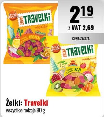Eurocash Żelki Travelki 80 g oferta
