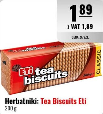 Eurocash Herbatniki Tea Biscuits Eti 200 g oferta