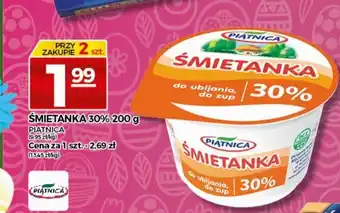 Topaz Śmietanka 30% 200g Piątnica oferta