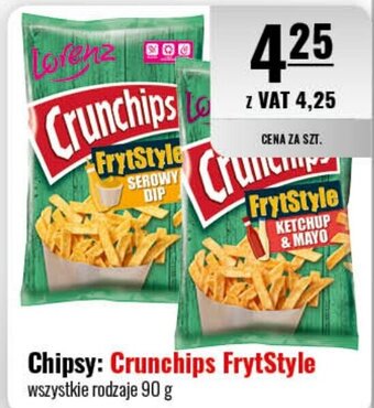 Eurocash Chipsy Crunchips FrytStyle 90 g oferta