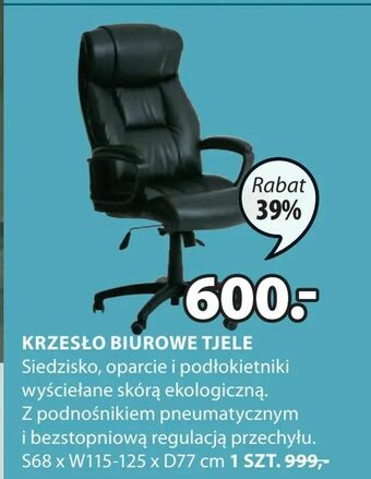 JYSK Krzesło biurowe tjele oferta