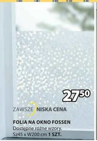 JYSK Folia na okno fossen oferta