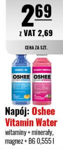 Eurocash Napój Oshee Vitamin Water 0,555l oferta