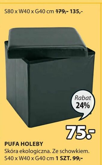 JYSK Pufa holeby oferta
