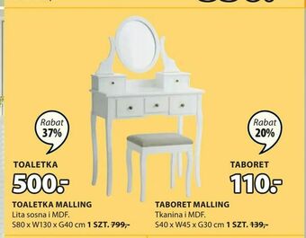 JYSK Toaletka malling oferta