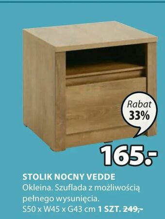 JYSK Stolik nocny vedde oferta