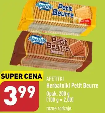 ALDI Apetitk Herbatniki Petit Beurre Opak.200g oferta