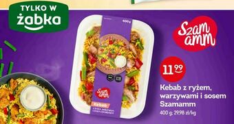 Żabka Kebab z ryżem, warzywami i sosem Szamamm oferta