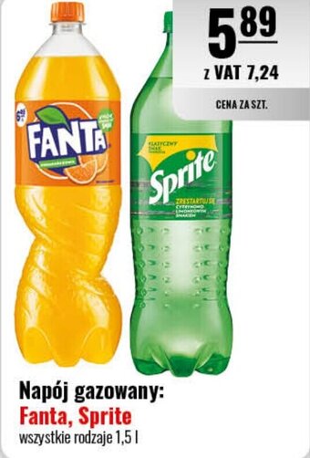 Eurocash Napój gazowany: Fanta, Sprite 1,5 l oferta