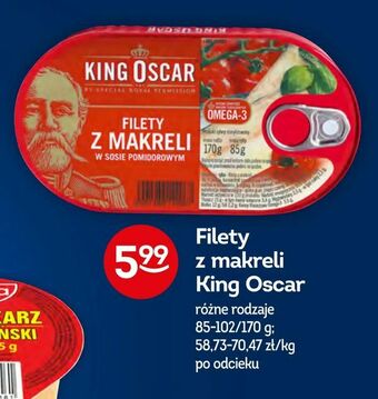 Żabka Filety z makreli King Oscar oferta