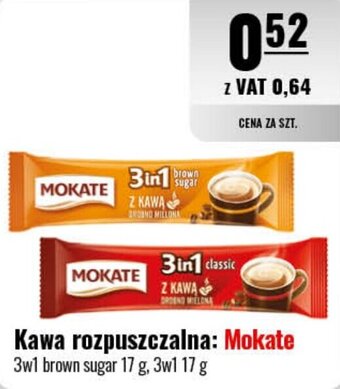 Eurocash Kawa rozpuszczalna: Mokate 3w1 17 g oferta