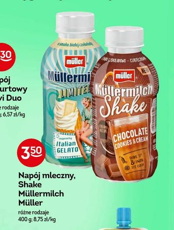 Żabka Napój mleczny, Shake Müllermilch Müller oferta