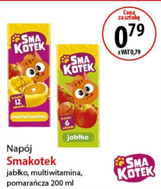 Eurocash Napój Smakotek 200 ml oferta