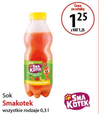Eurocash Sok Smakotek 0,3 l oferta
